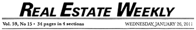 BRUS - Press - Real Estate Weekly Logo